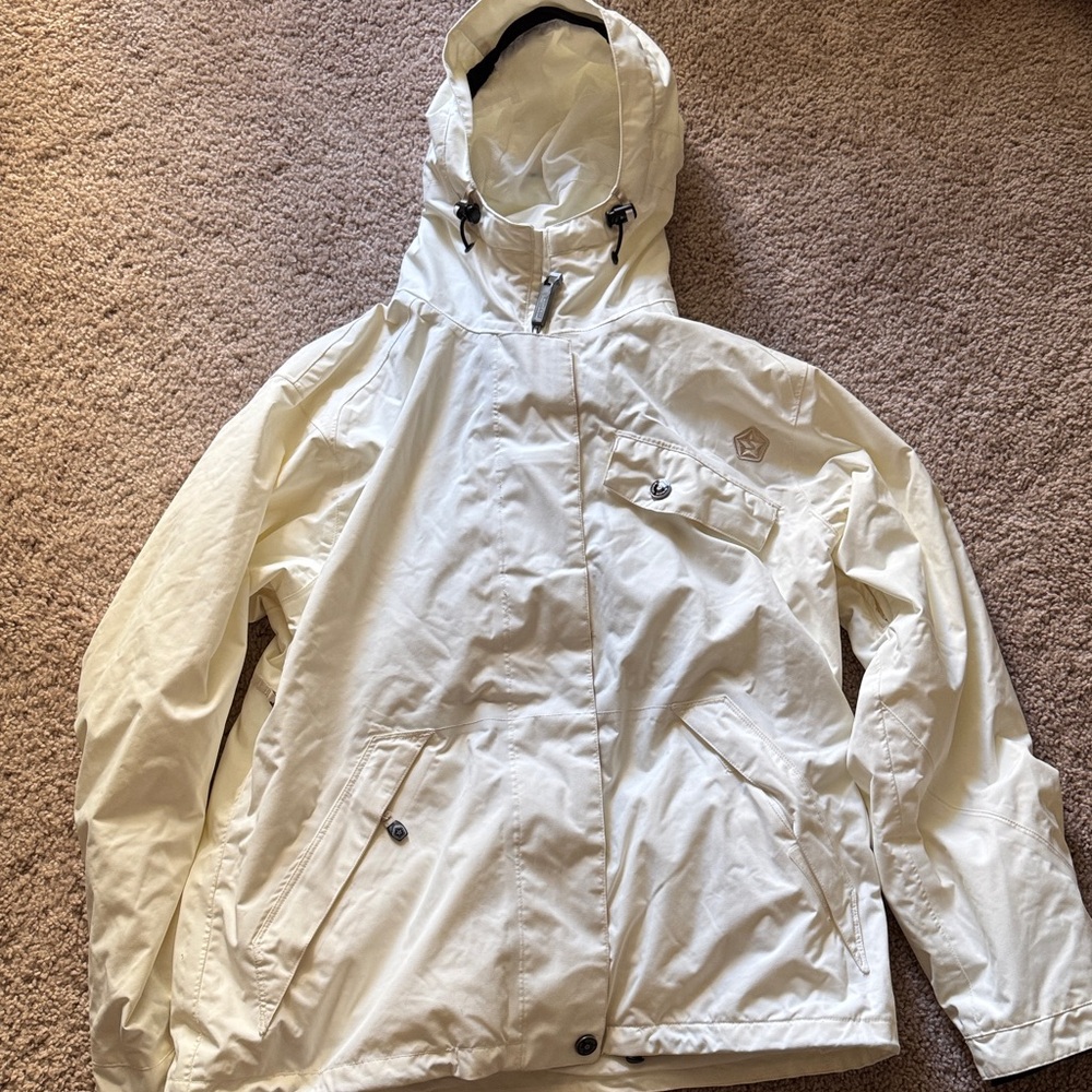 SESSIONS Ridge Series Recco White Ski & Snow Jacket